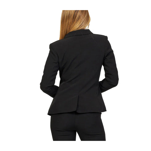 YESZEE Giacca blazer Giacca Donna slim monopetto Nero A24 - YESZEEG030C100 - 0801 - S - Francavilla Moda